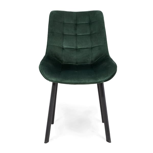 stol | COLIN | sammetsgrön | 53x61x88cm | 970706