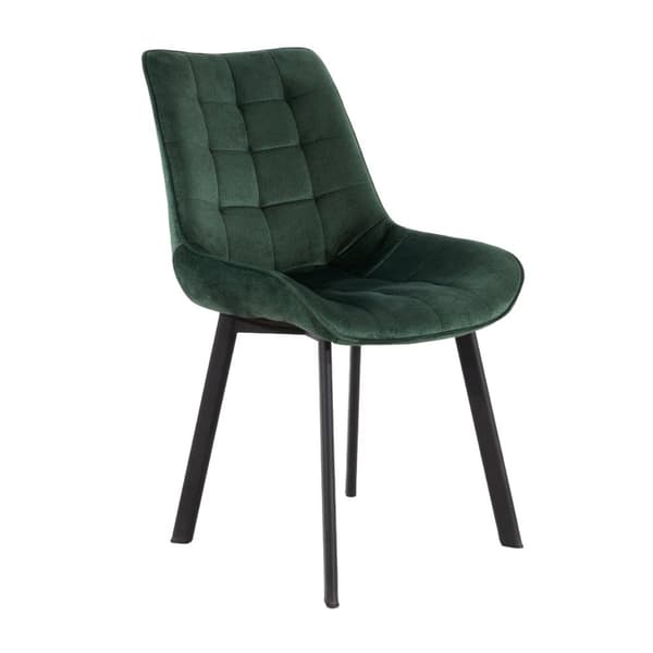 stol | COLIN | sammetsgrön | 53x61x88cm | 970706