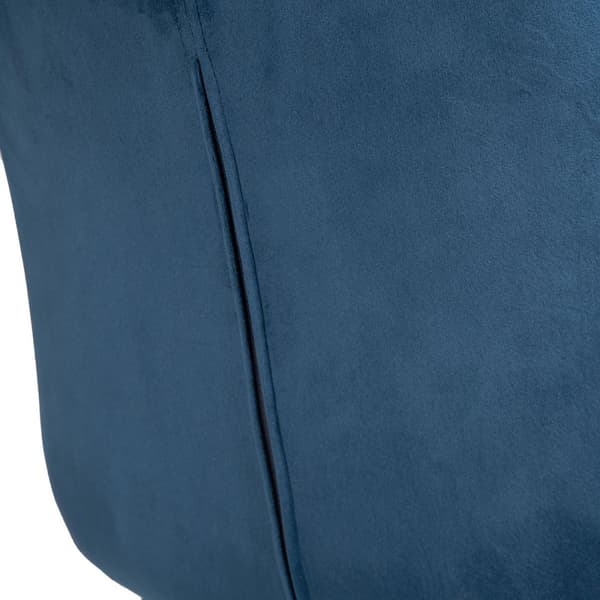Stol | COLIN | sammet marinblå | 53x61x88cm | 816333