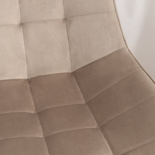 Stol | COLIN | fløjl beige | 53x61x88cm | 833989
