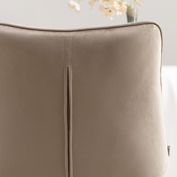 Stol | COLIN | fløjl beige | 53x61x88cm | 833989