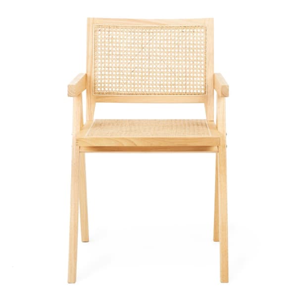 Stol | ROTIN | træ med naturlig rattan | 50x55x78cm | 834085