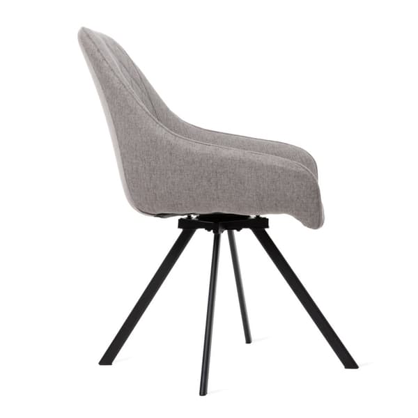stol | LAURENT | vridbar grå | 54x55x85cm | 847399