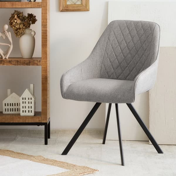 stol | LAURENT | vridbar grå | 54x55x85cm | 847399