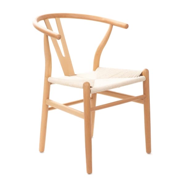 Stol | CADERIA | flätad naturlig | 45x45x76 cm | 871356