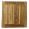 Miniatyrbillede 3 af 5: AXI August Sidebord brun | Kvadratisk sidebord, 100% teak, til haven, altanen eller indendørs brug | Sidebord 50 x 50 x 45 cm
