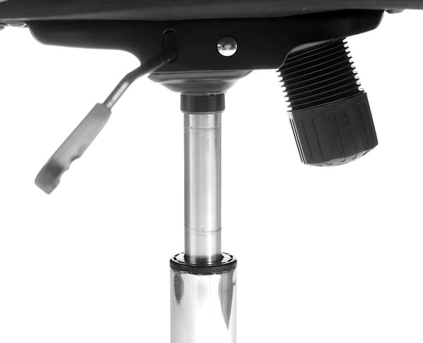 Ergonomisk kontorstol med drejefunktion, MAXI-stol, sort