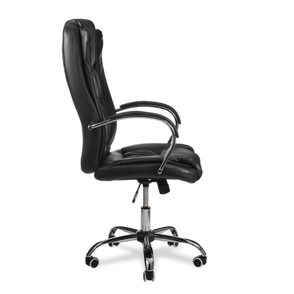 Ergonomisk kontorstol med drejefunktion, MAXI-stol, sort