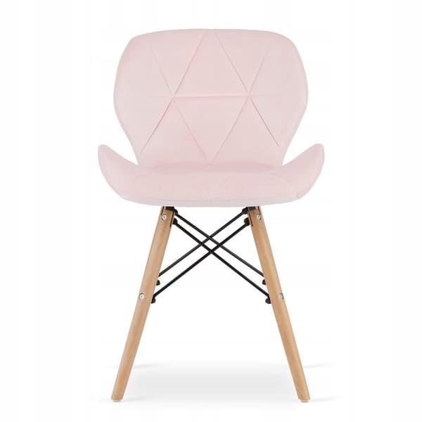 RIPIANO VLEVET stol 48 x 43 x 74 cm rosa 1 st.