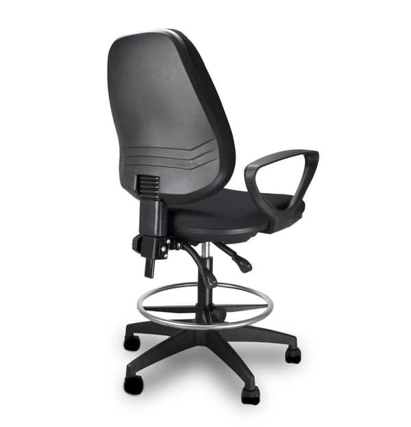 ARGO RING SORT drejelig kontorstol Ergonomisk komfortabel