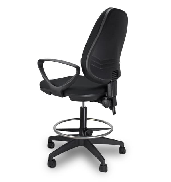 ARGO RING SORT drejelig kontorstol Ergonomisk komfortabel