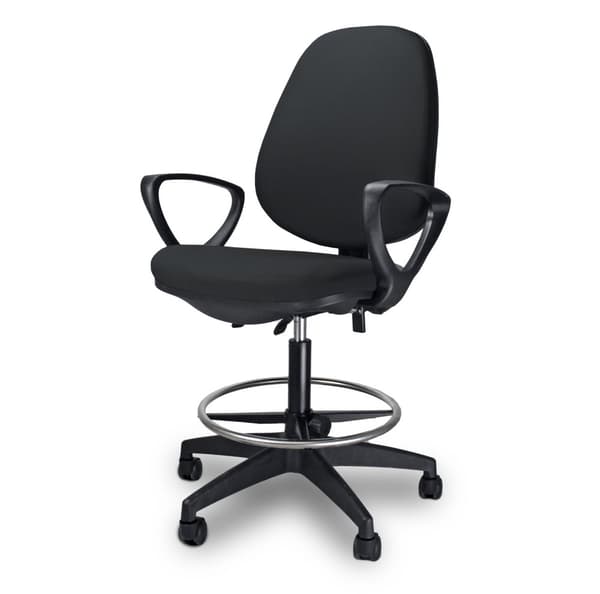 ARGO RING SORT drejelig kontorstol Ergonomisk komfortabel