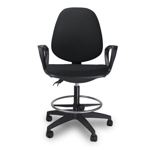 ARGO RING SORT drejelig kontorstol Ergonomisk komfortabel