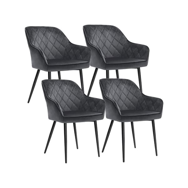 Polstrede stoler sett med 4 stk gr�