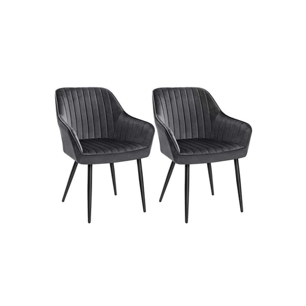 S�t med 2 gr� spisestole