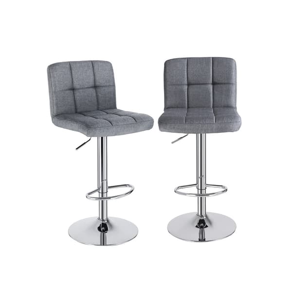 Set med 2 barstolar gr�melerad