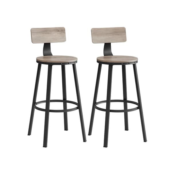 baarituolien setti Greige Black