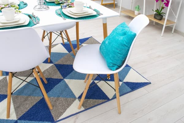 OSAKA stol vit / naturliga ben x 1