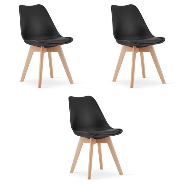MARK Stol Svart x 3