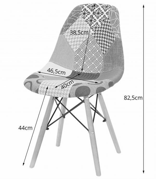 Stol SEUL mönster 02 x 2