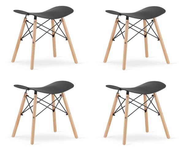 CORFU pall - svart x 4