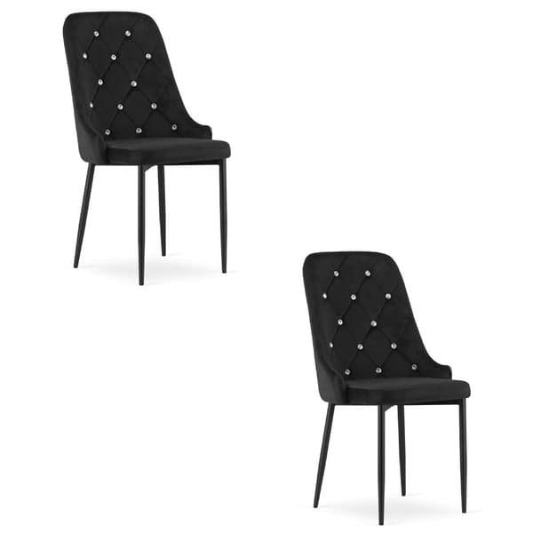 AMORE Stol - Svart x 2