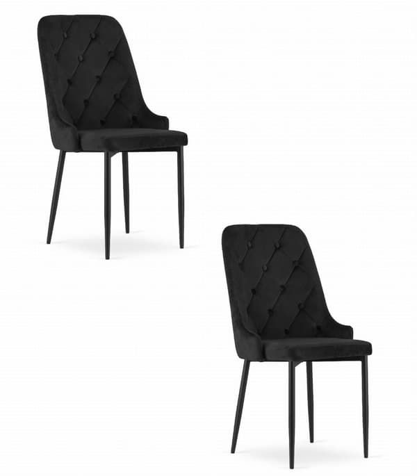 CAPRI stol - svart x 2