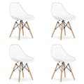 Miniatyrbillede 1 af 10: SAKAI Stol - Hvid x 4