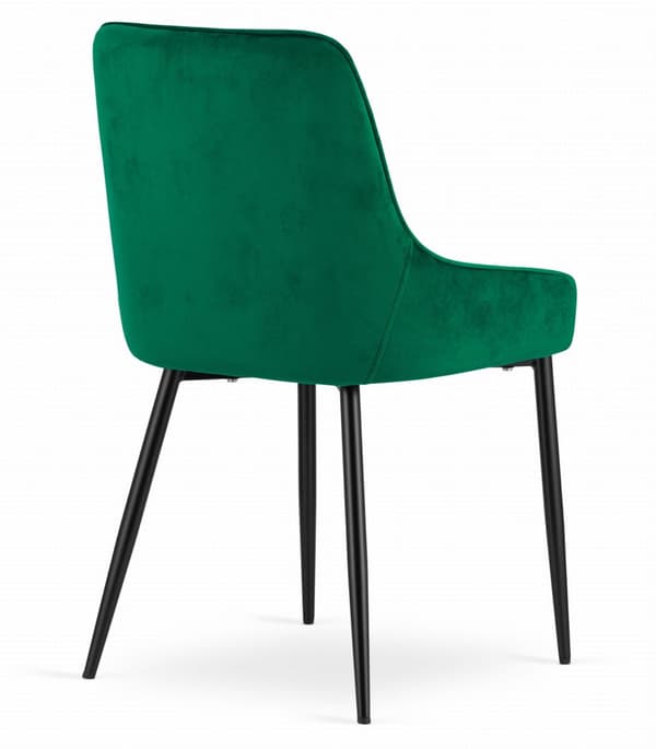 MONZA Stol - Grøn Velour x 4