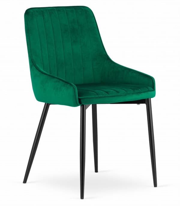 MONZA Stol - Grøn Velour x 4