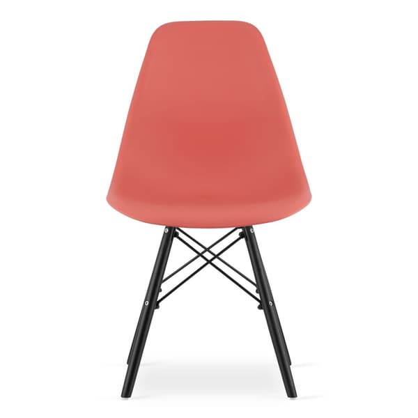 OSAKA stol vermilion / svarta ben x 2