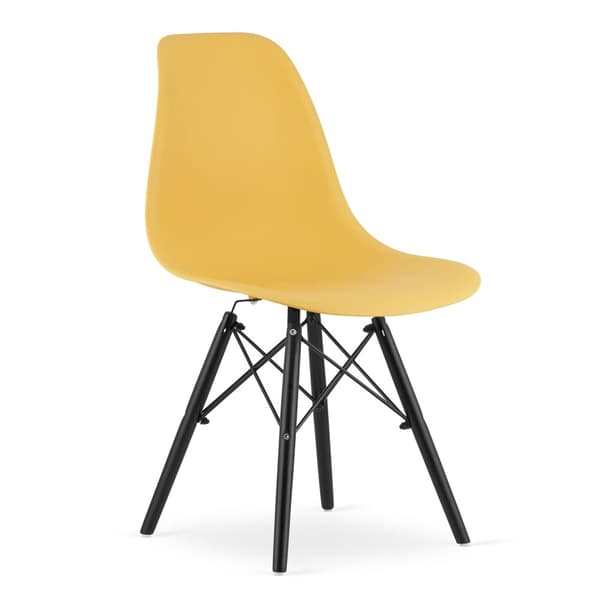 OSAKA stol senap / svarta ben x 1