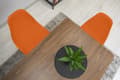 Miniatyrbild 9 av 10: OSAKA stol orange/svarta ben x 4