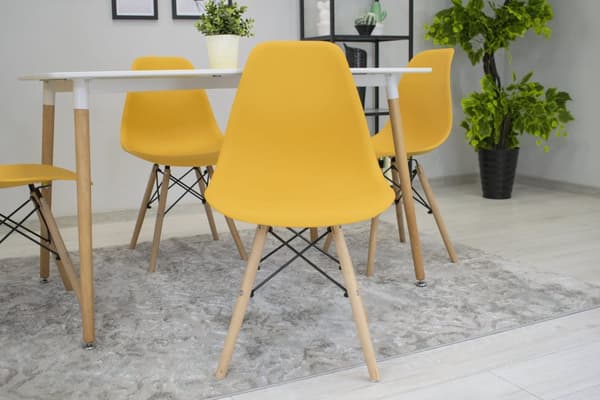 OSAKA stol senap / naturliga ben x 1