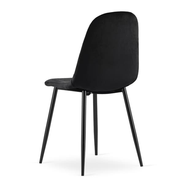 ASTI Stol - Svart sammet x 4
