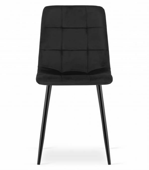 KARA Stol - Svart sammet x 3