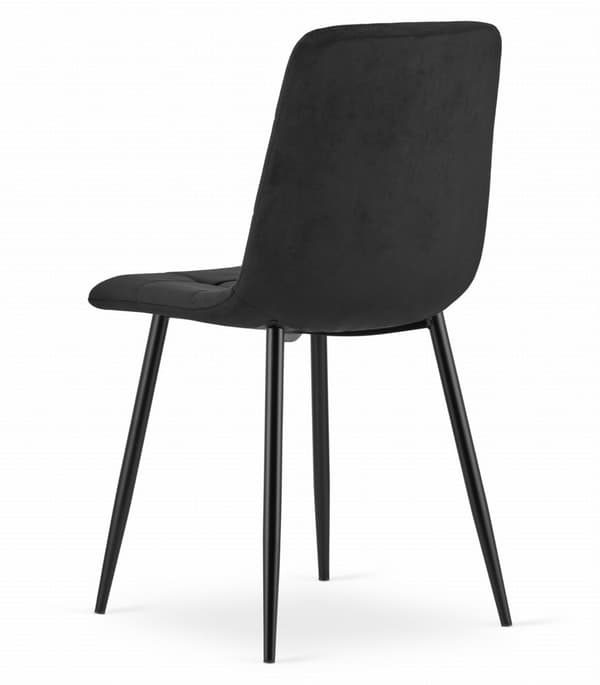 KARA Stol - Svart sammet x 3