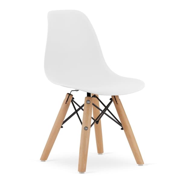 ZUBIB stol - hvid x 4