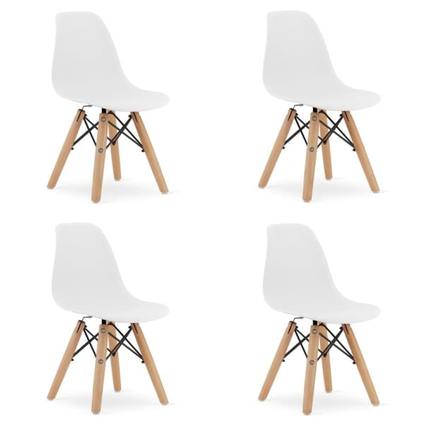 ZUBI stol - vit x 4