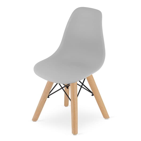 ZUBIB stol - grå x 3