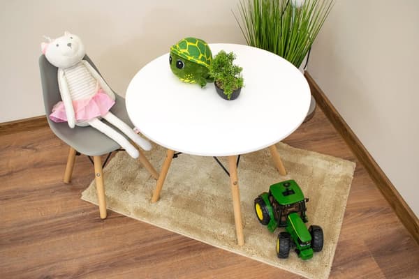 ZUBIB stol - grå x 3