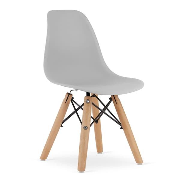 ZUBIB stol - grå x 3