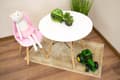 Miniatyrbild 10 av 10: ZUBI stol - rosa x 1
