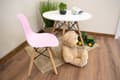 Miniatyrbild 10 av 10: ZUBI stol - rosa x 3