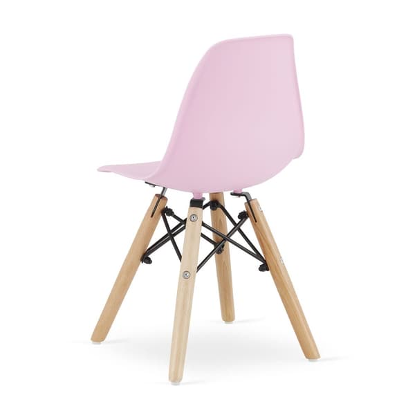 ZUBI stol - rosa x 4