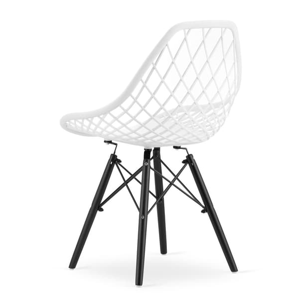 SAKAI stol - vita/svarta ben x 1