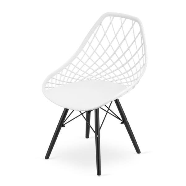 SAKAI stol - vita/svarta ben x 2