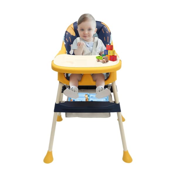 Højstol, Opbevaringskurv, Nordisk Design,Gul