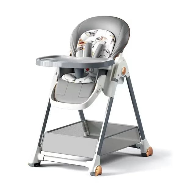 Babystol, Unisex-design, Lätt att rengöra,820-GRÅ