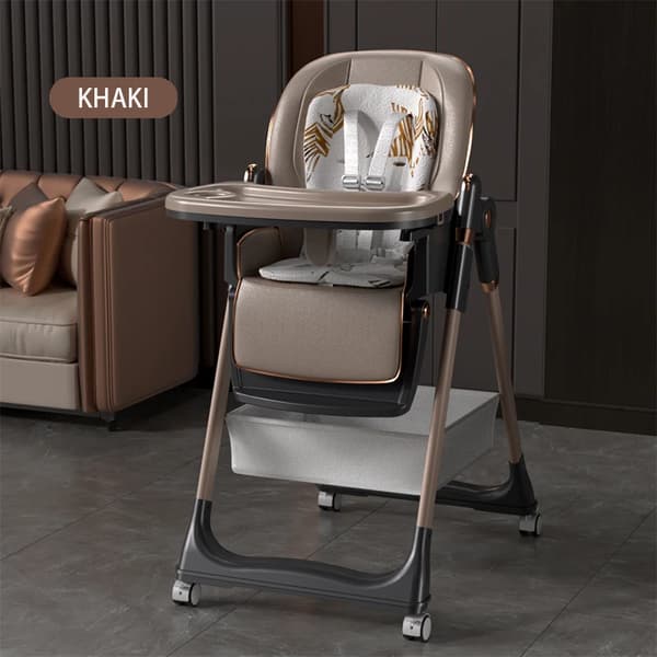 Babystol, Mångsidig åldersgrupp, Lätt att rengöra design,CZY822-KHAKI